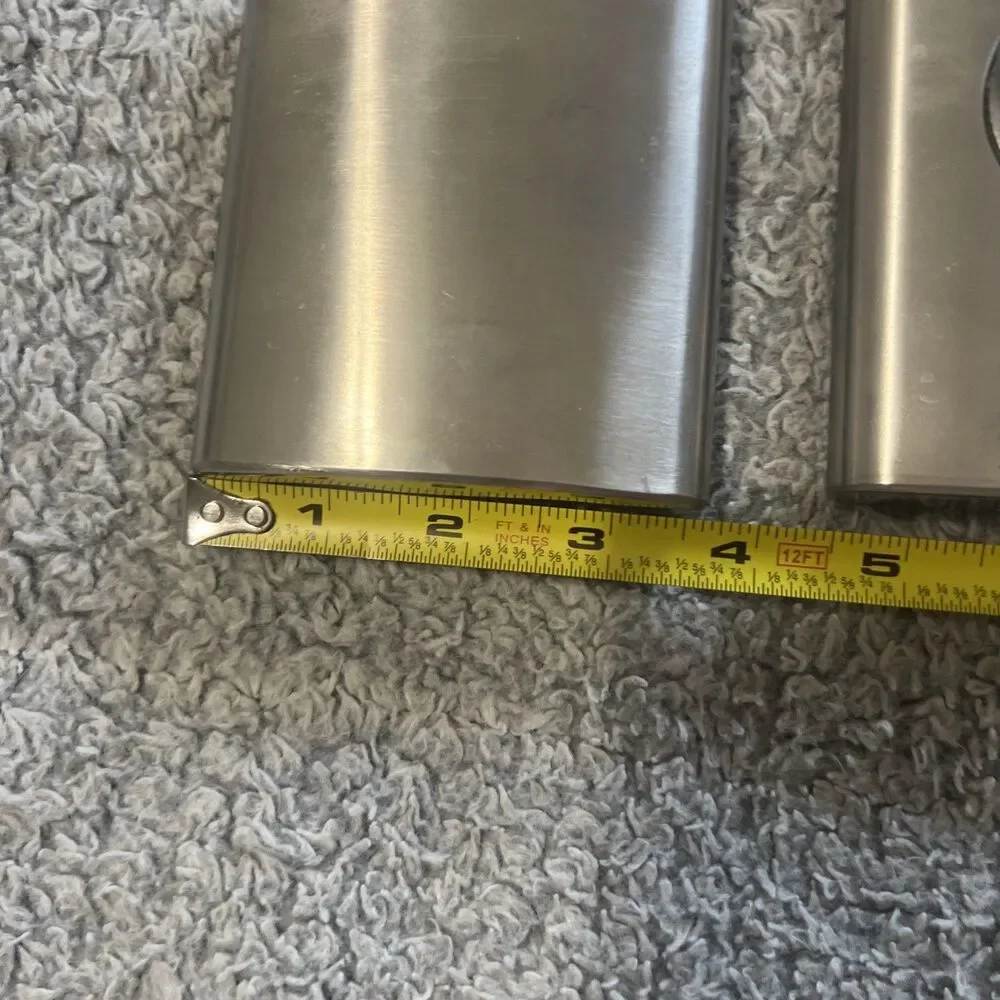 Stainless Steel Flasks 2 Sizes Stainless Steel Golf Emblem